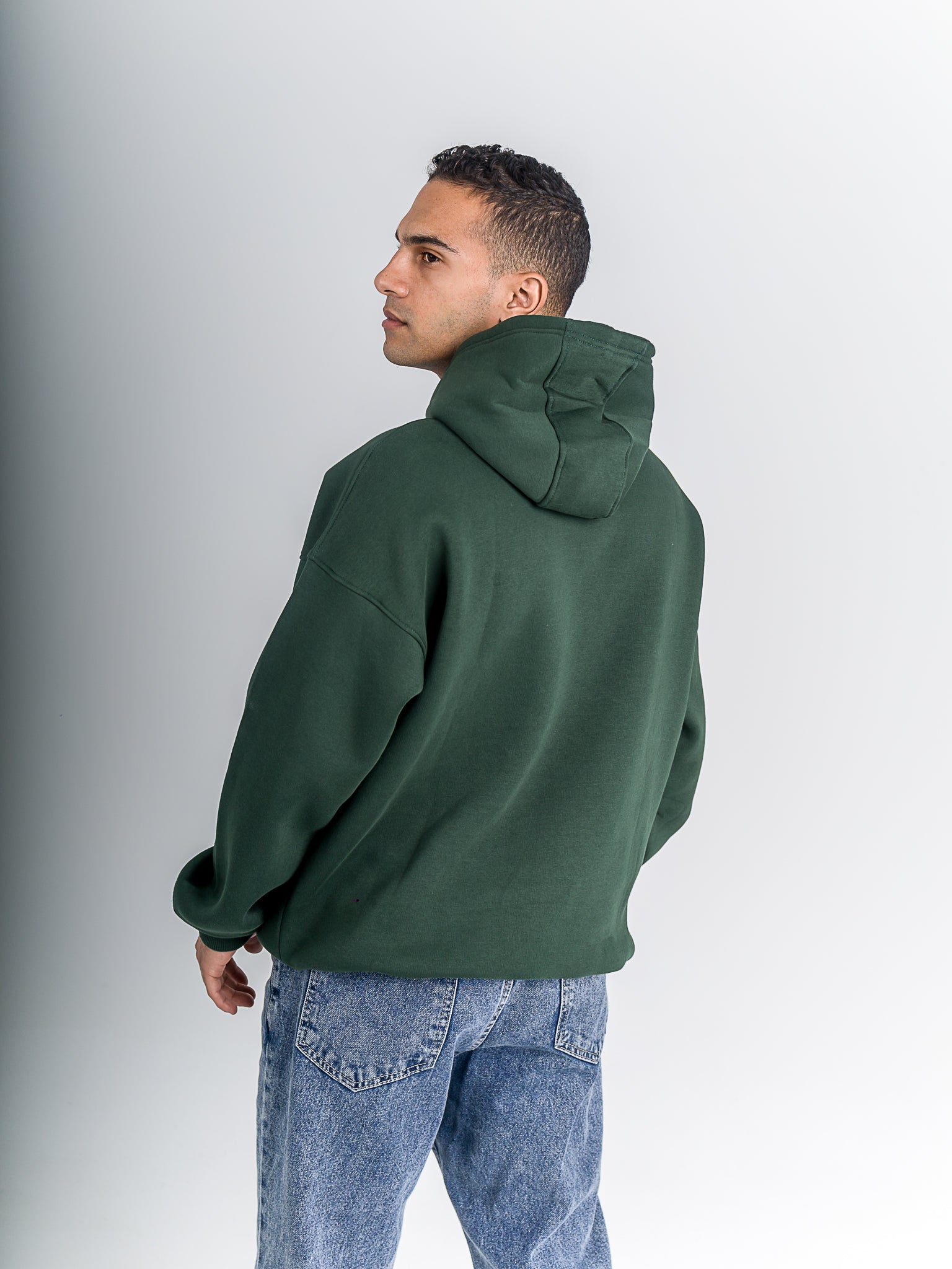 Dark Green Oversized Hoodie