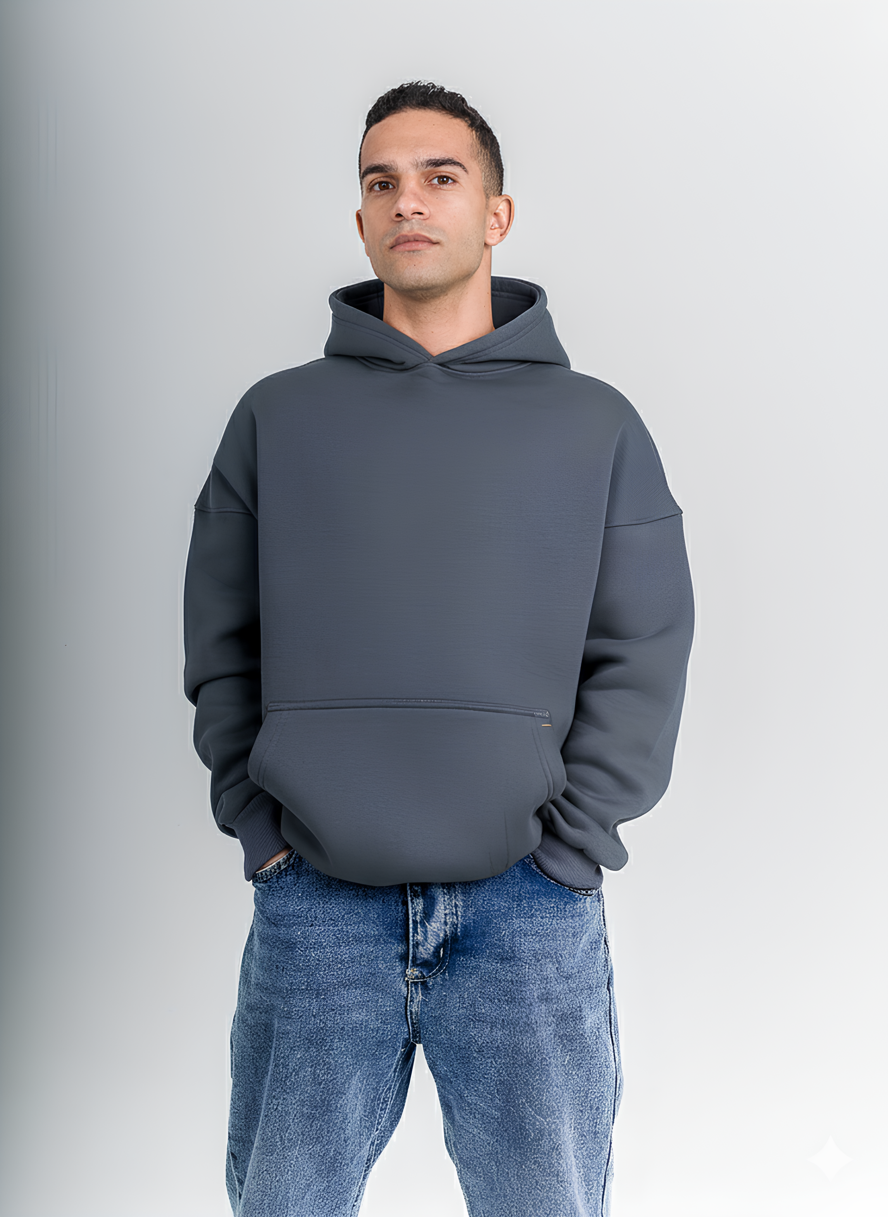 Grey Oversized Hoodie