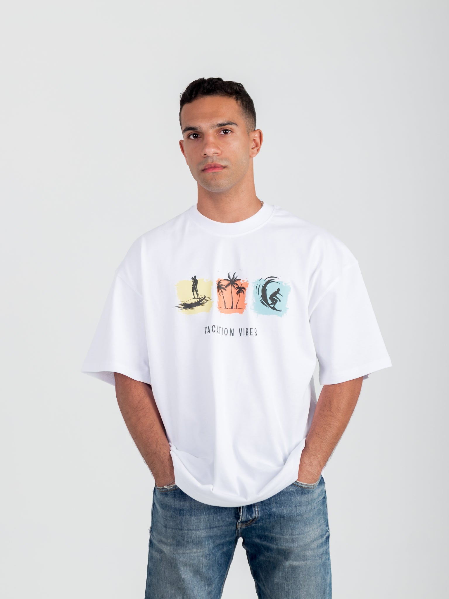 Delak “Summer Vibes” Oversized Tee